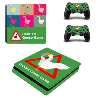 Untitled Goose Game decal skin for PS4 Slim Console and tw.. Untitled Goose Game decal skin for PS4 Slim Console and tw..