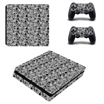 Bomb Sticker decal skin for PS4 Slim Console and two contr.. Bomb Sticker decal skin for PS4 Slim Console and two contr..