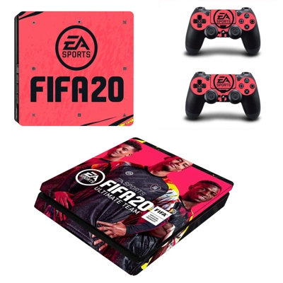 FIFA 20 decal skin for PS4 Slim Console and two controllers FIFA 20 decal skin for PS4 Slim Console and two controllers