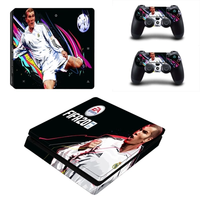 FIFA 20 decal skin for PS4 Slim Console and two controllers FIFA 20 decal skin for PS4 Slim Console and two controllers