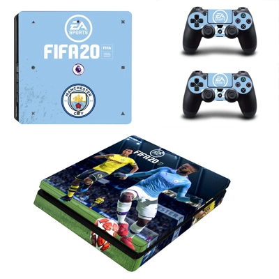 FIFA 20 decal skin for PS4 Slim Console and two controllers FIFA 20 decal skin for PS4 Slim Console and two controllers