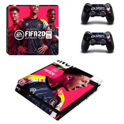FIFA 20 decal skin for PS4 Slim Console and two controllers FIFA 20 decal skin for PS4 Slim Console and two controllers