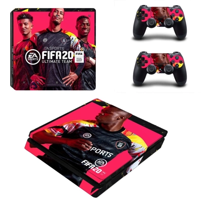 FIFA 20 decal skin for PS4 Slim Console and two controllers FIFA 20 decal skin for PS4 Slim Console and two controllers