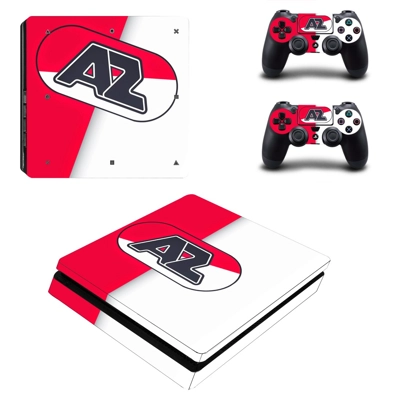 AZ Alkmaar FC decal skin for PS4 Slim Console and two cont.. AZ Alkmaar FC decal skin for PS4 Slim Console and two cont..