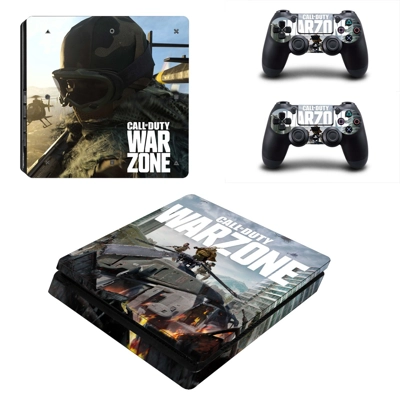 COD Warzone decal skin for PS4 Slim Console and two contro.. COD Warzone decal skin for PS4 Slim Console and two contro..