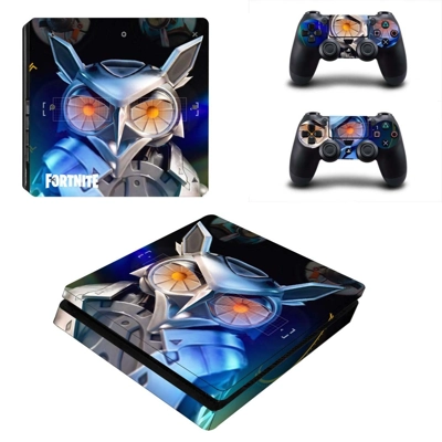 Fortnite decal skin for PS4 Slim Console and two controllers