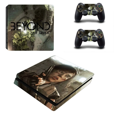 Beyond Two Souls decal skin for PS4 Slim Console and two controllers