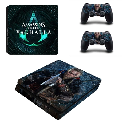 Assassin's Creed Valhalla decal skin for PS4 Slim Console ..
