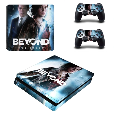 Beyond Two Souls decal skin for PS4 Slim Console and two c..