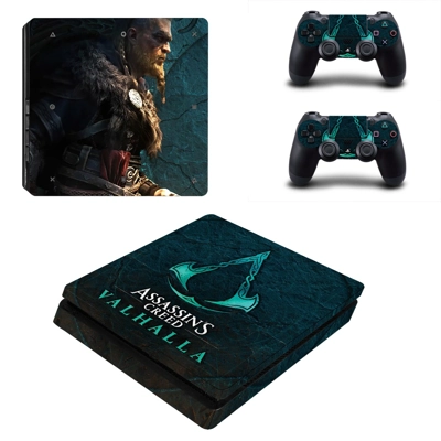 Assassin's Creed Valhalla decal skin for PS4 Slim Console ..