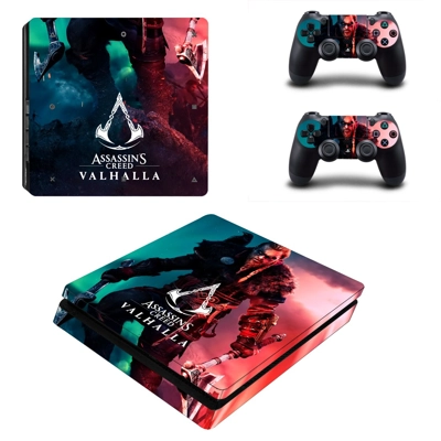 Assassin's Creed Valhalla decal skin for PS4 Slim Console ..