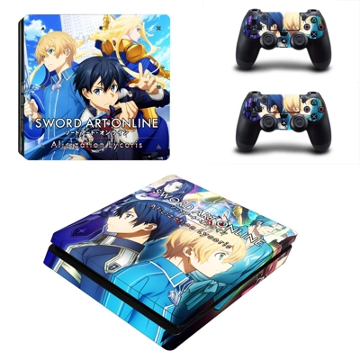 Alicization Lycoris decal skin for PS4 Slim Console and tw..