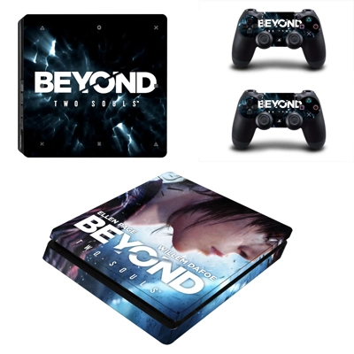 Beyond Two Souls decal skin for PS4 Slim Console and two c..