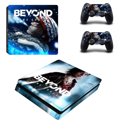 Beyond Two Souls decal skin for PS4 Slim Console and two c..