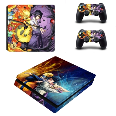 Sasuke Uchiha Sharingan decal skin for PS4 Slim Console an..