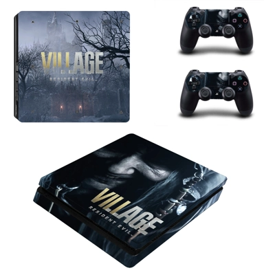 Resident Evil decal skin for PS4 Slim Console and two controllers