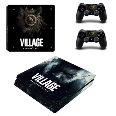 Resident Evil decal skin for PS4 Slim Console and two controllers
