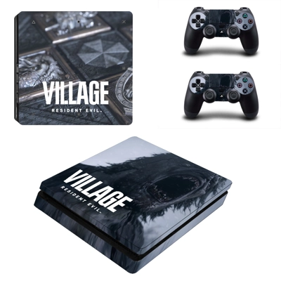 Resident Evil decal skin for PS4 Slim Console and two controllers