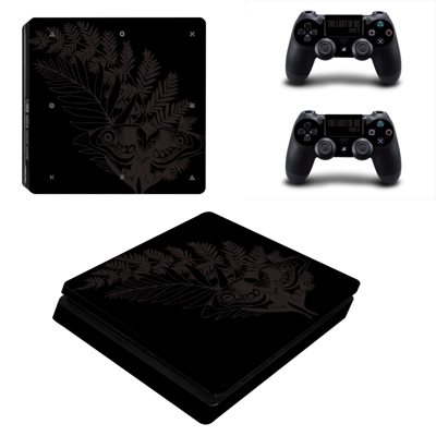 The last survivor decal skin for PS4 Slim Console and two controllers