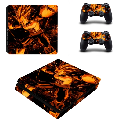 Anime Dragon Ball decal skin for PS4 Slim Console and two ..