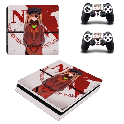 New World Evangelion decal skin for PS4 Slim Console and t..