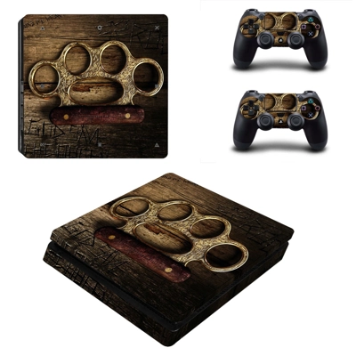 Assassins Creed decal skin for PS4 Slim Console and two co..
