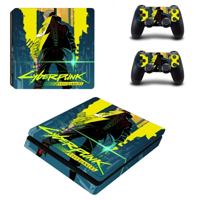 Cyberpunk Edgerunners decal skin for PS4 Slim Console and ..