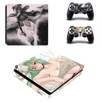 Grim Reaper decal skin for PS4 Slim Console and two contro..