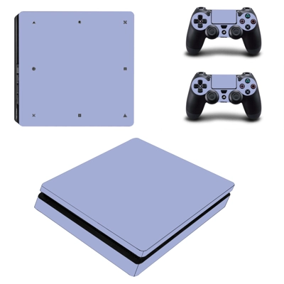 Solid Color decal skin for PS4 Slim Console and two contro..