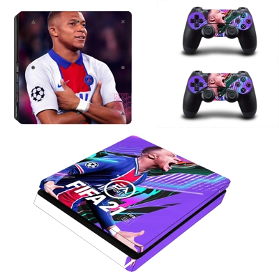FIFA 2021 decal skin for PS4 Slim Console and two controllers