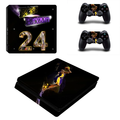 Kobe Bryant decal skin for PS4 Slim Console and two contro..
