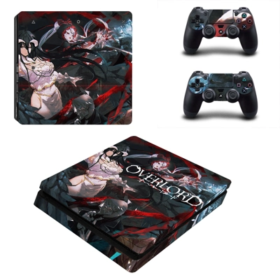 Overlord decal skin for PS4 Slim Console and two controllers