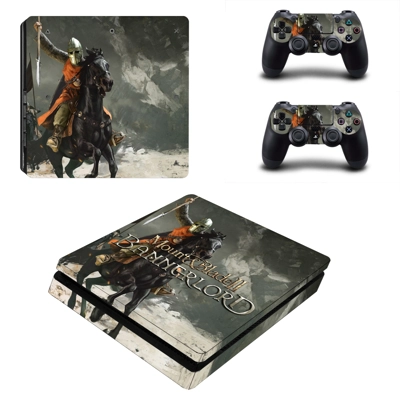Mount and Blade decal skin for PS4 Slim Console and two co..