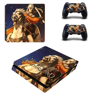 Mount and Blade decal skin for PS4 Slim Console and two co.. Mount and Blade decal skin for PS4 Slim Console and two co..