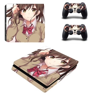 Sayu Ogiwara decal skin for PS4 Slim Console and two contr.. Sayu Ogiwara decal skin for PS4 Slim Console and two contr..