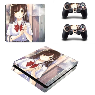 Sayu Ogiwara decal skin for PS4 Slim Console and two contr.. Sayu Ogiwara decal skin for PS4 Slim Console and two contr..