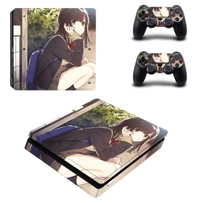 Sayu Ogiwara decal skin for PS4 Slim Console and two contr.. Sayu Ogiwara decal skin for PS4 Slim Console and two contr..