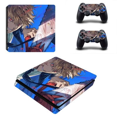 Chainsaw Man Machima decal skin for PS4 Slim Console and t.. Chainsaw Man Machima decal skin for PS4 Slim Console and t..
