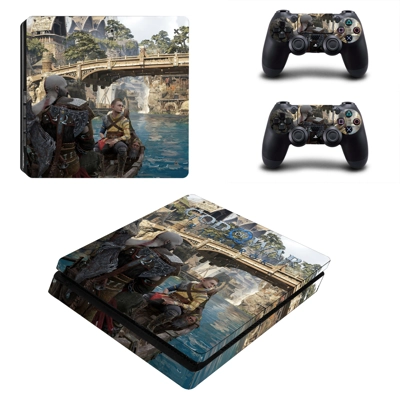 God of War Ragnarok decal skin for PS4 Slim Console and tw.. God of War Ragnarok decal skin for PS4 Slim Console and tw..
