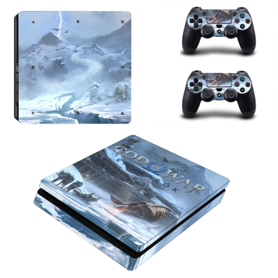 God of War Ragnarok decal skin for PS4 Slim Console and tw.. God of War Ragnarok decal skin for PS4 Slim Console and tw..