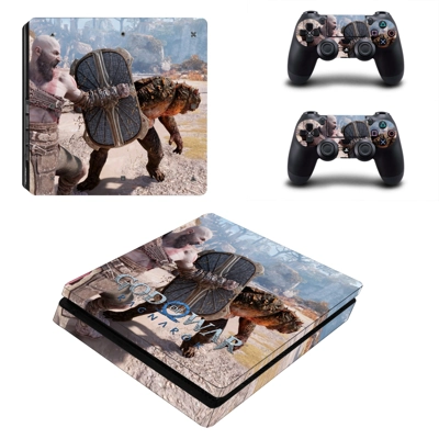 God of War Ragnarok decal skin for PS4 Slim Console and tw.. God of War Ragnarok decal skin for PS4 Slim Console and tw..
