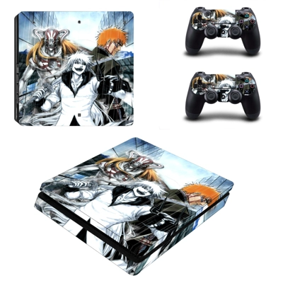 The God of Death decal skin for PS4 Slim Console and two c.. The God of Death decal skin for PS4 Slim Console and two c..