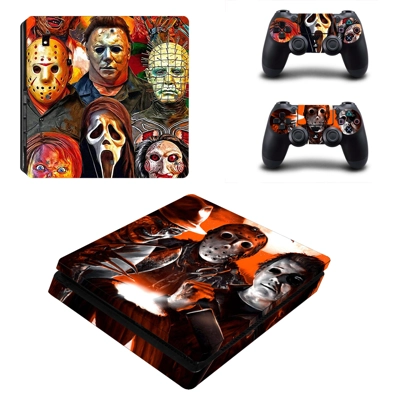 Moonlight is panicking decal skin for PS4 Slim Console and two controllers