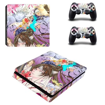 Hell Music decal skin for PS4 Slim Console and two control..