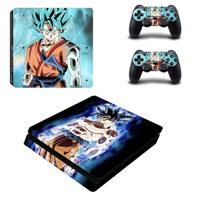 Dragon Ball decal skin for PS4 Slim Console and two contro.. Dragon Ball decal skin for PS4 Slim Console and two contro..