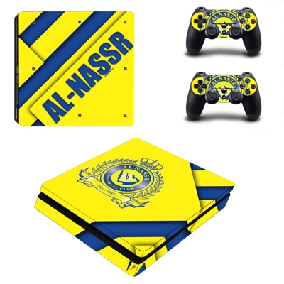 Riyadh Victory FC decal skin for PS4 Slim Console and two controllers