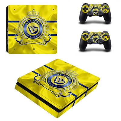 Riyadh Victory FC decal skin for PS4 Slim Console and two controllers