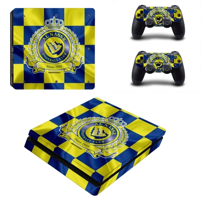 AL Nassr FC decal skin for PS4 Slim Console and two contro.. AL Nassr FC decal skin for PS4 Slim Console and two contro..