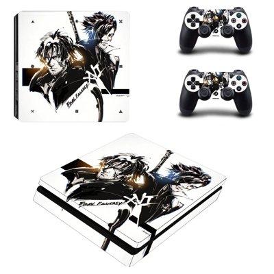 Final Fantasy 16 decal skin for PS4 Slim Console and two controllers
