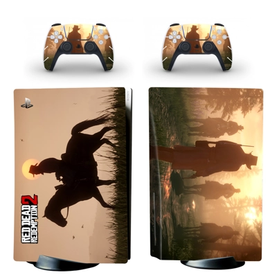 Red Dead Redemption 2 decal skin for PS5 Disc Edition Cons.. Red Dead Redemption 2 decal skin for PS5 Disc Edition Cons..